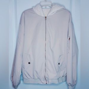Cream reversible jacket